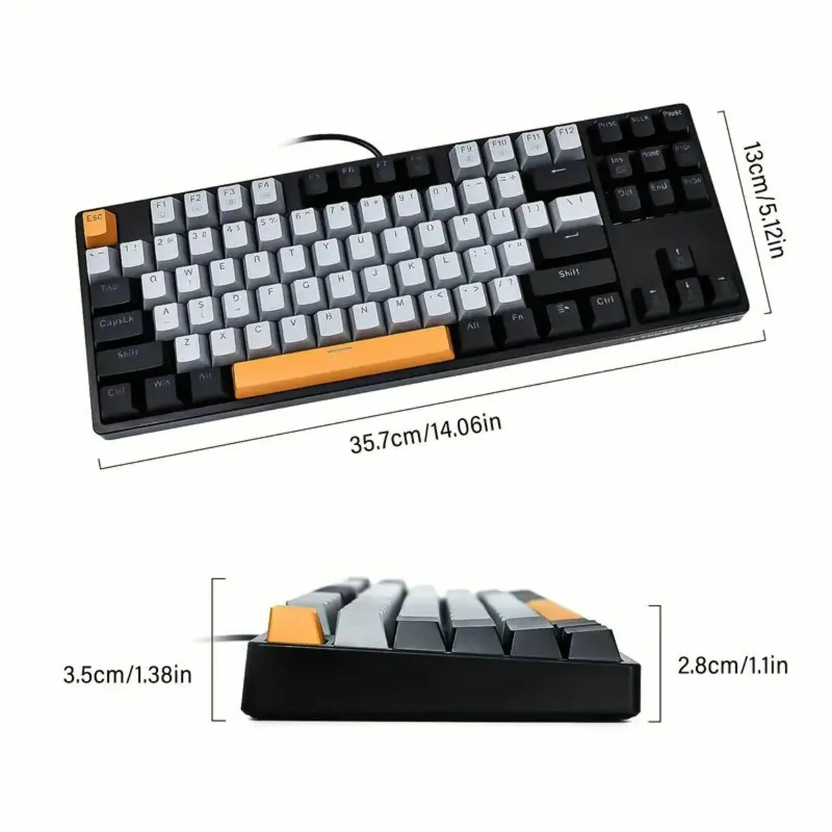 E-YOOSO Z-87 Wired Mechanical Gaming Keyboard - Image 1