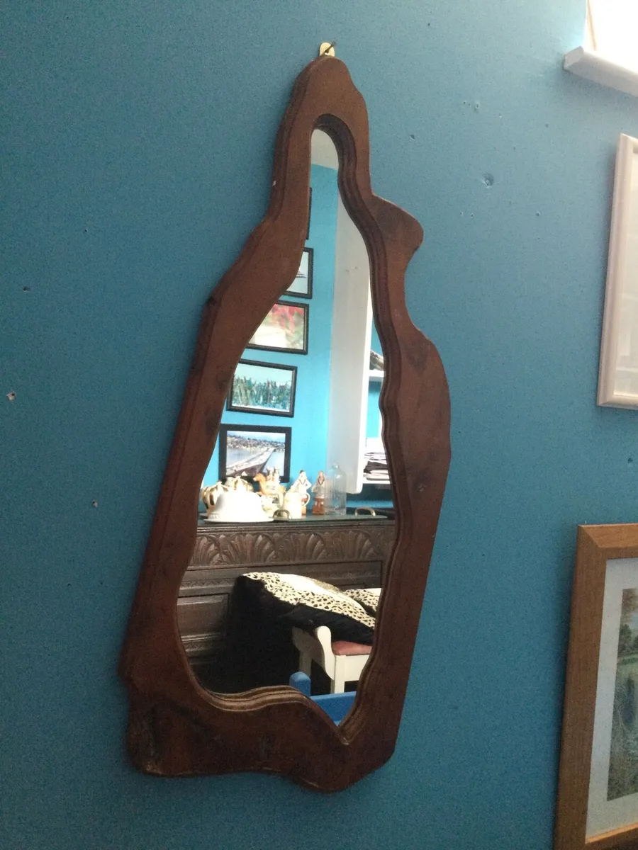 Retro Driftwood Mirror - Image 1