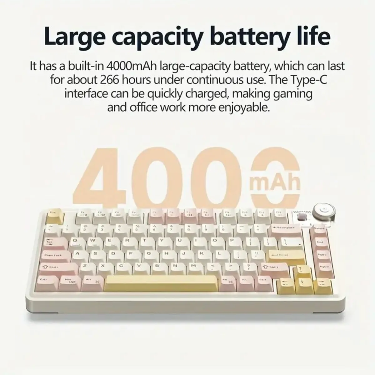 Leopard MK75 Triple-Mode Mechanical Keyboard - Image 4