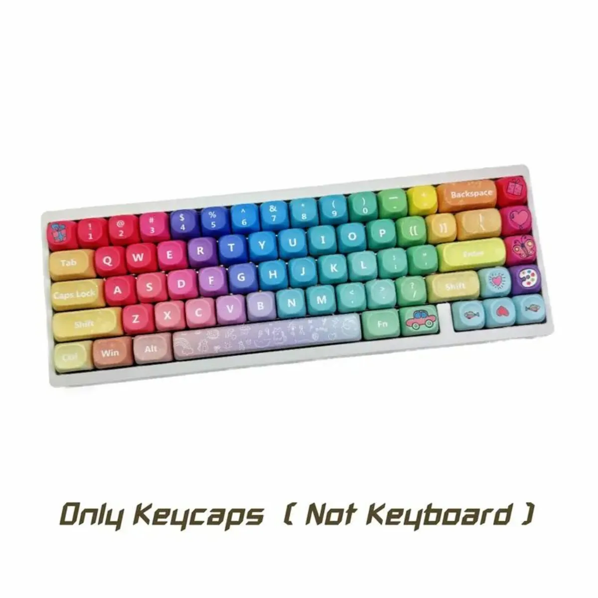 131 Keys PBT Keycap Set for Mechanical Keyboard - Image 1