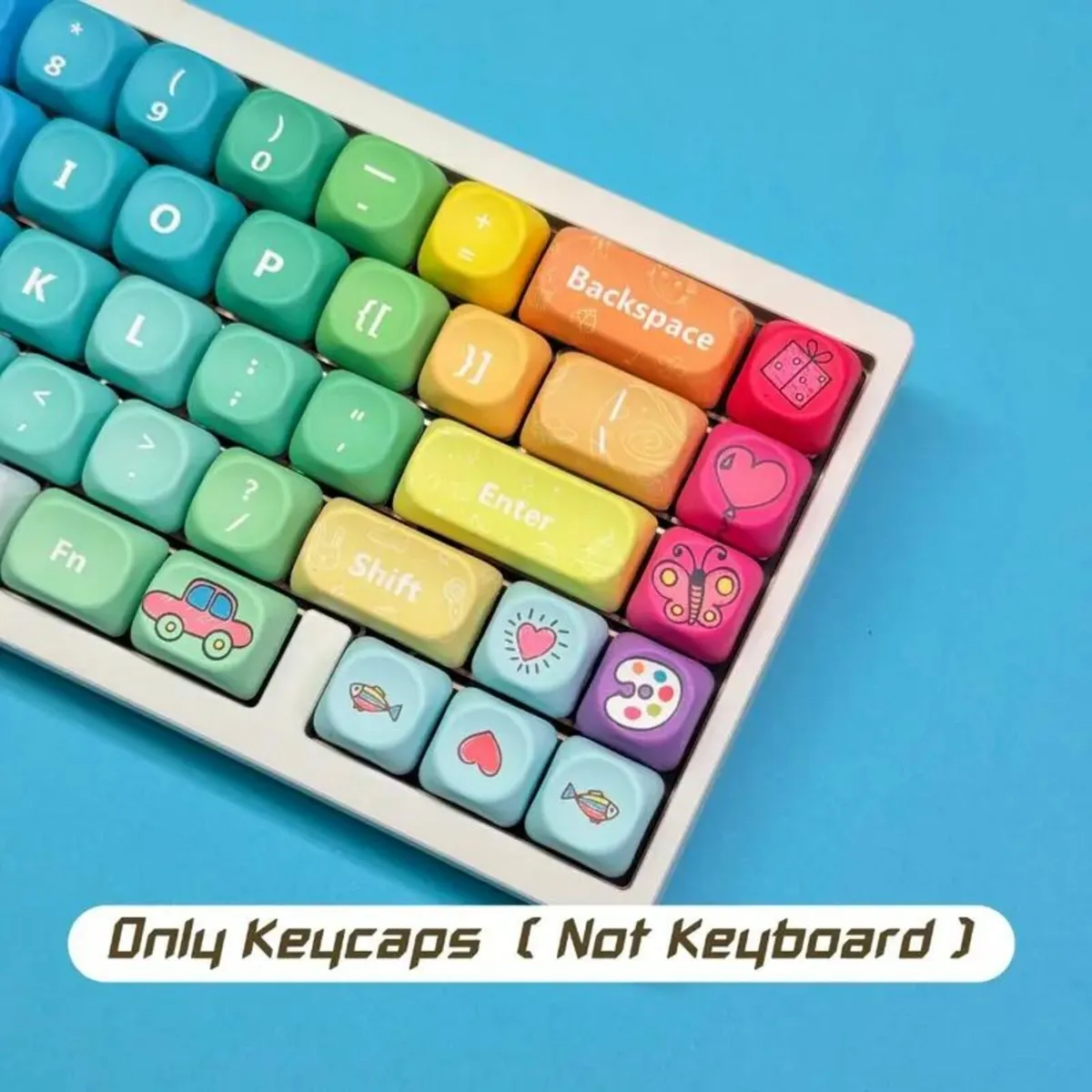 131 Keys PBT Keycap Set for Mechanical Keyboard - Image 2