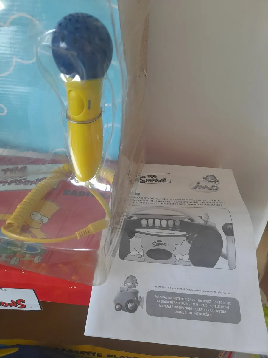 Rare The Simpsons Radio Cassette Player - Image 4