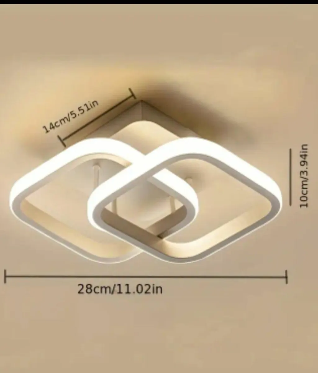 Set of 3 new LED ceiling lights - Image 2