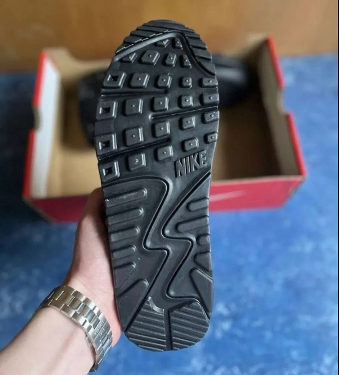 Nike Air Max Triple Black Ladies UK 6 - Image 3