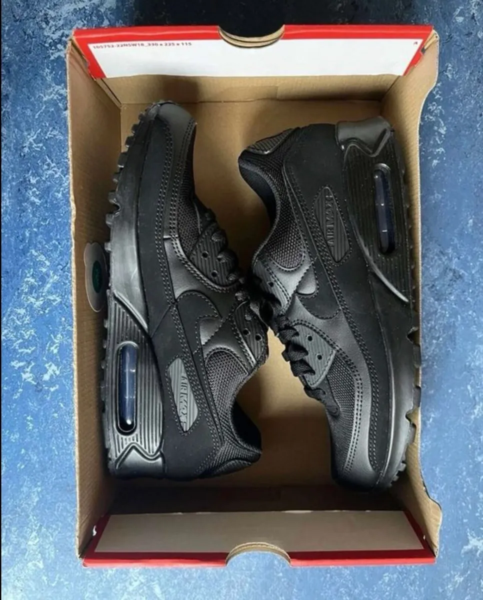 Nike Air Max Triple Black Ladies UK 6 - Image 4
