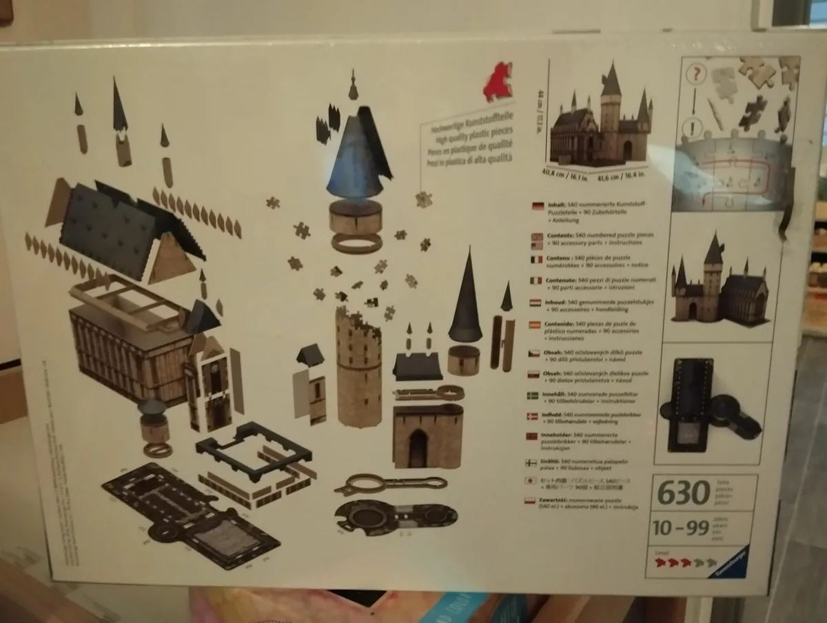 Harry Potter 3d Puzzle Great Hall 610 pieces - Image 2
