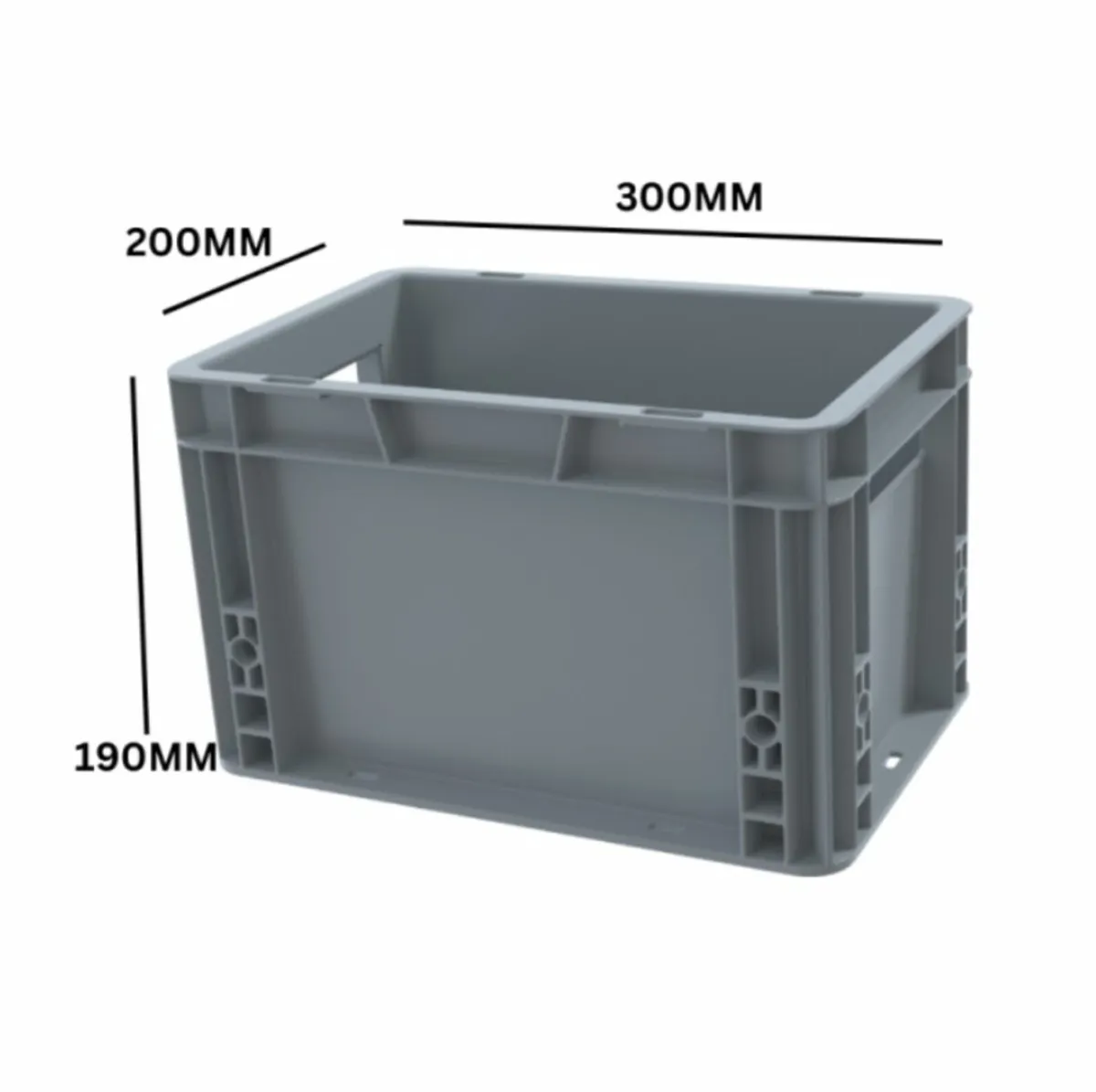 Pack of 10 heavy duty 7L storage boxes - Image 2