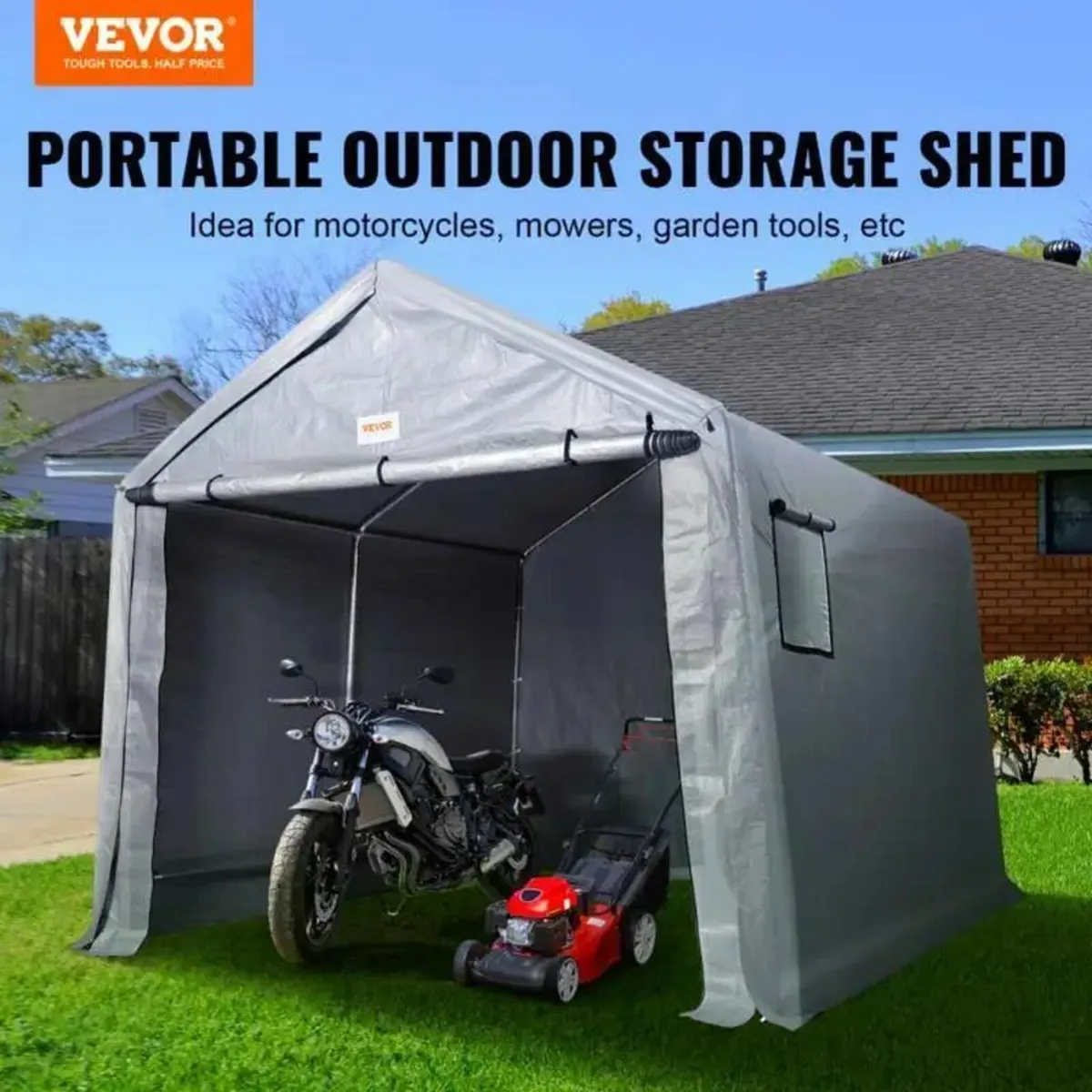 Portable Storage Shelter Garage Shed - Image 1