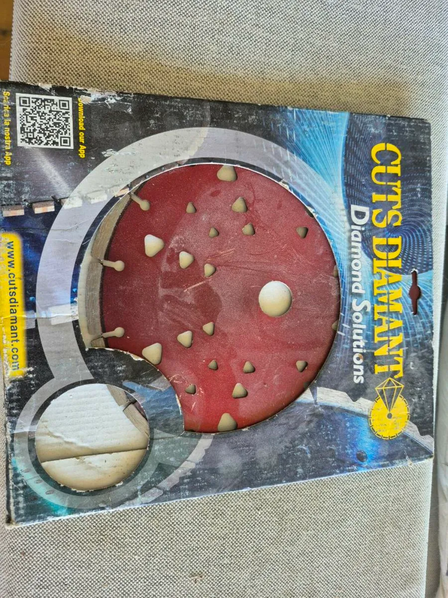 2 no. Diamond Cutting Disc 230mm F 22mm arbour - Image 1
