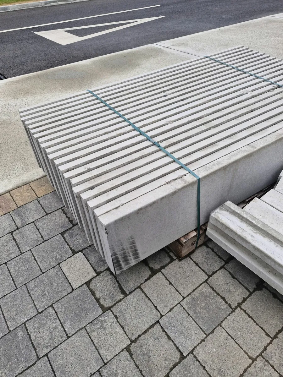 25 Concrete fence panels and posts - Image 3