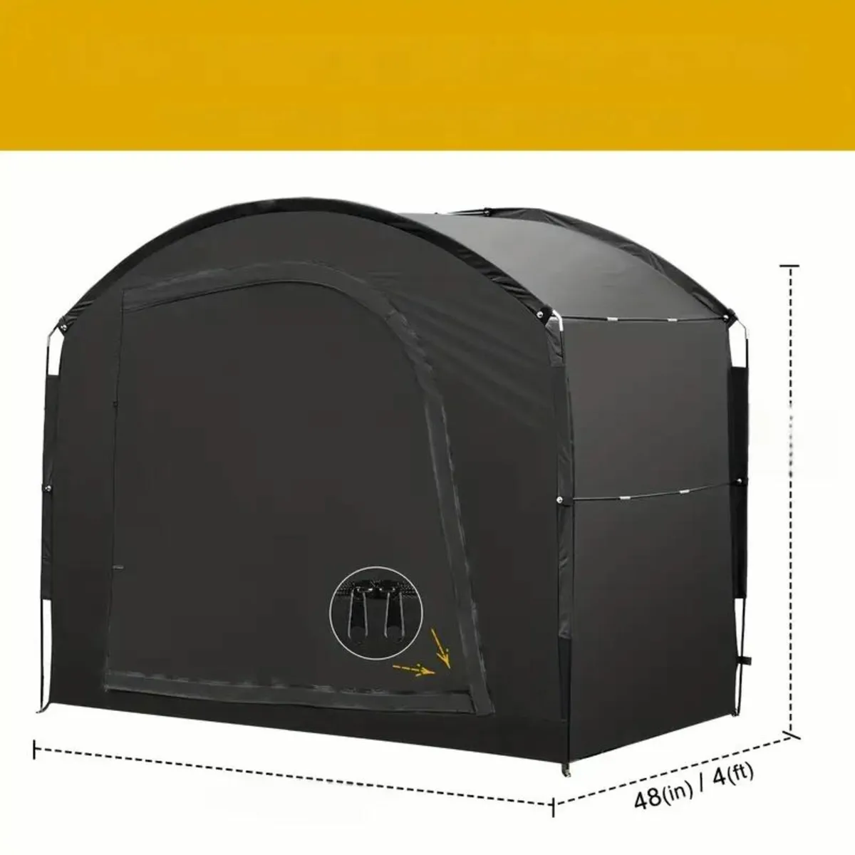 Waterproof Bike Storage Tent - Image 4