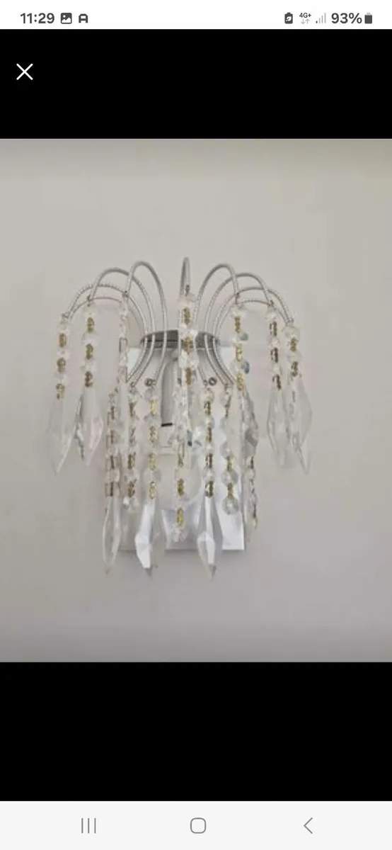 Chandelier  3 piece prism chandelier - Image 2