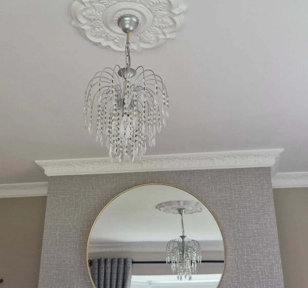 Chandelier  3 piece prism chandelier - Image 3