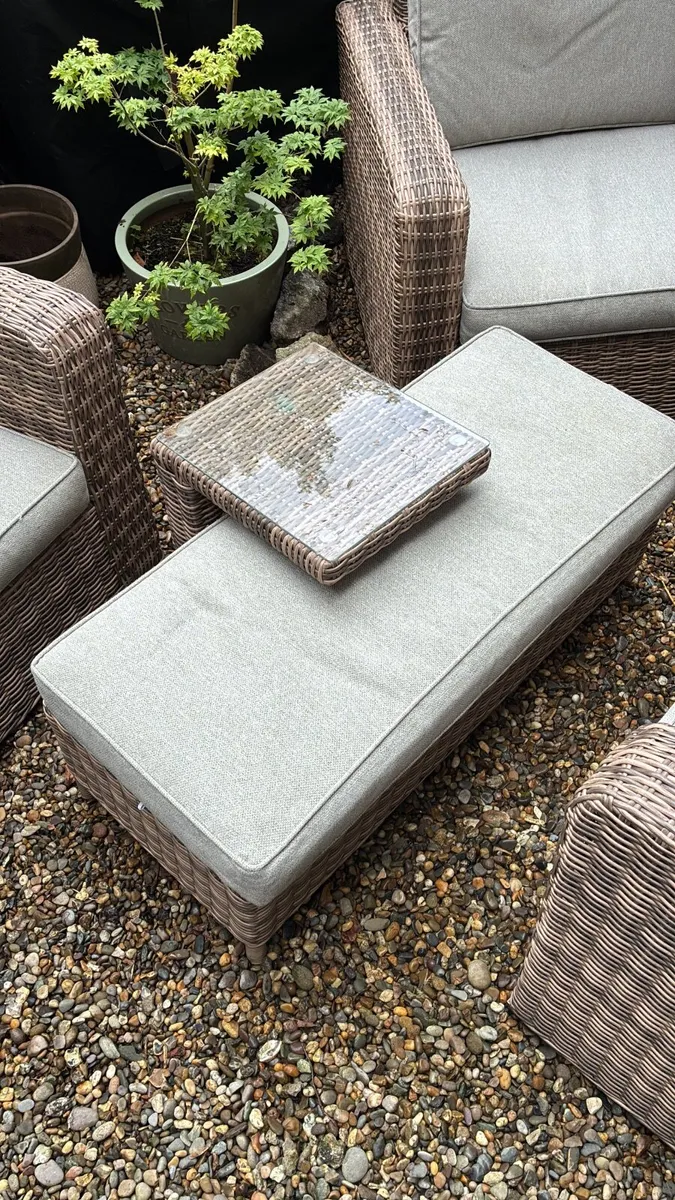 Rattan Garden Furniture Set - Image 2