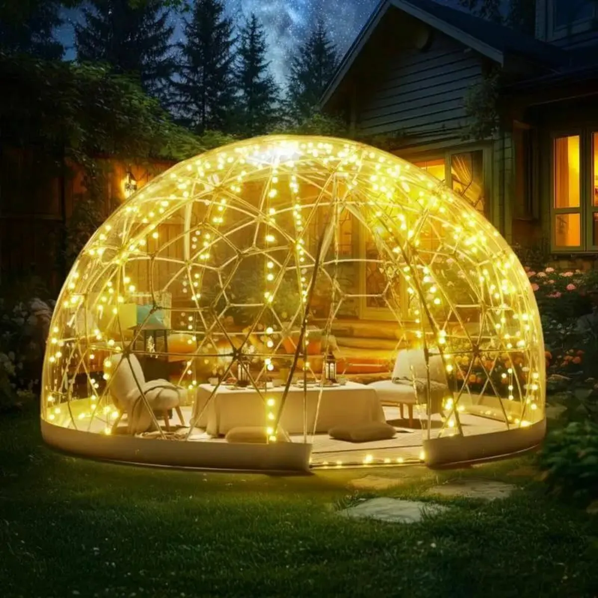 Outdoor Transparent Dome Bubble Tent - Image 1