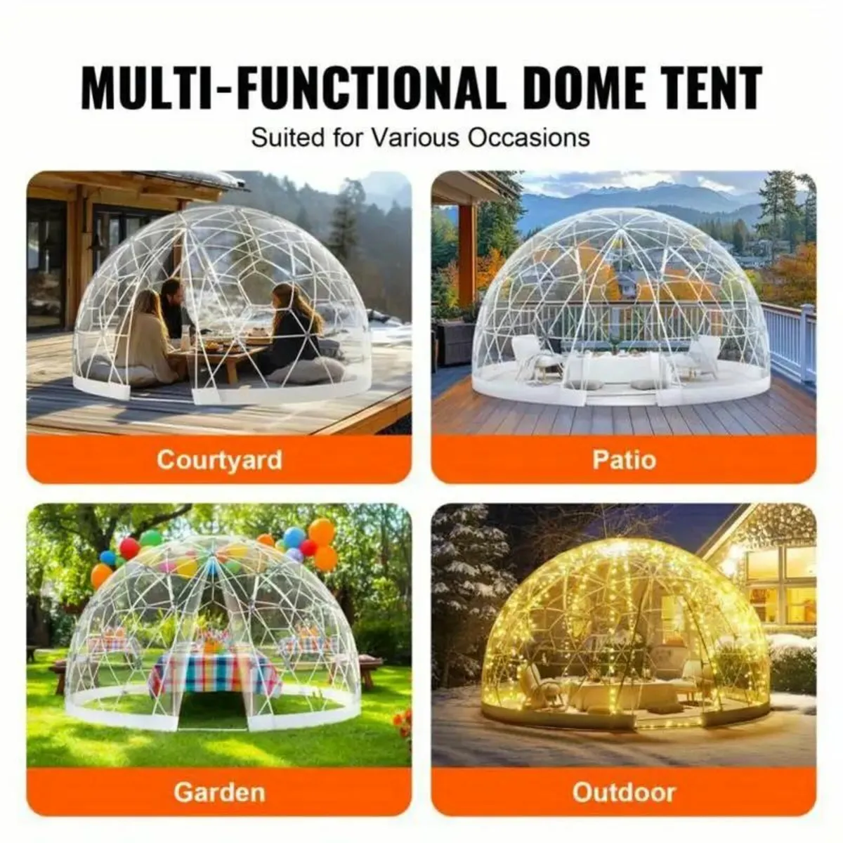 Outdoor Transparent Dome Bubble Tent - Image 2