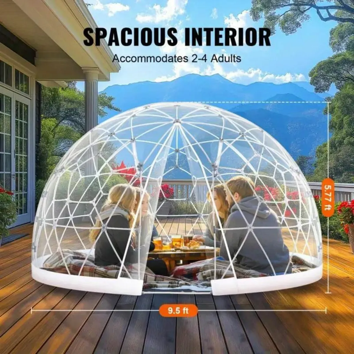 Outdoor Transparent Dome Bubble Tent - Image 3