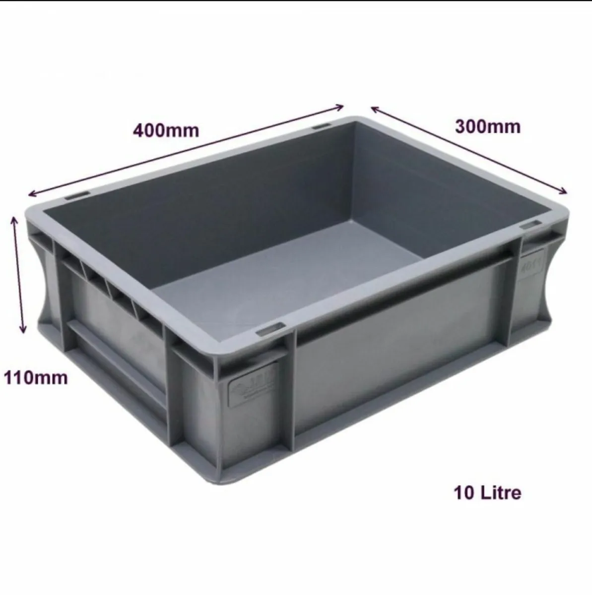 Pack of 10 - 10L storage boxes - Image 1