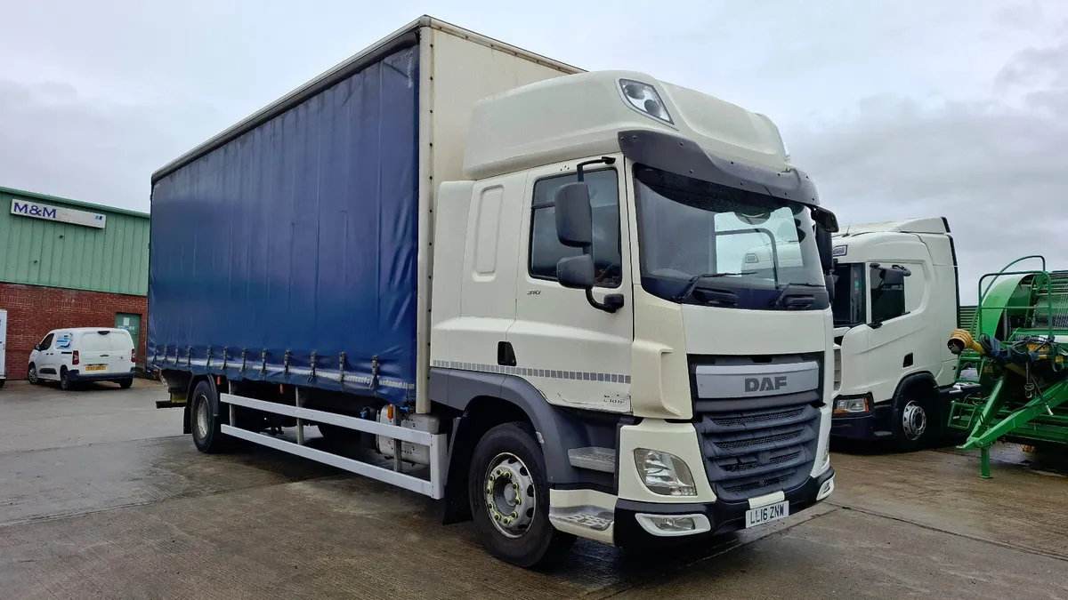 2016 Daf CF 310  Space Cab , 27 Foot Curtain Sider - Image 1