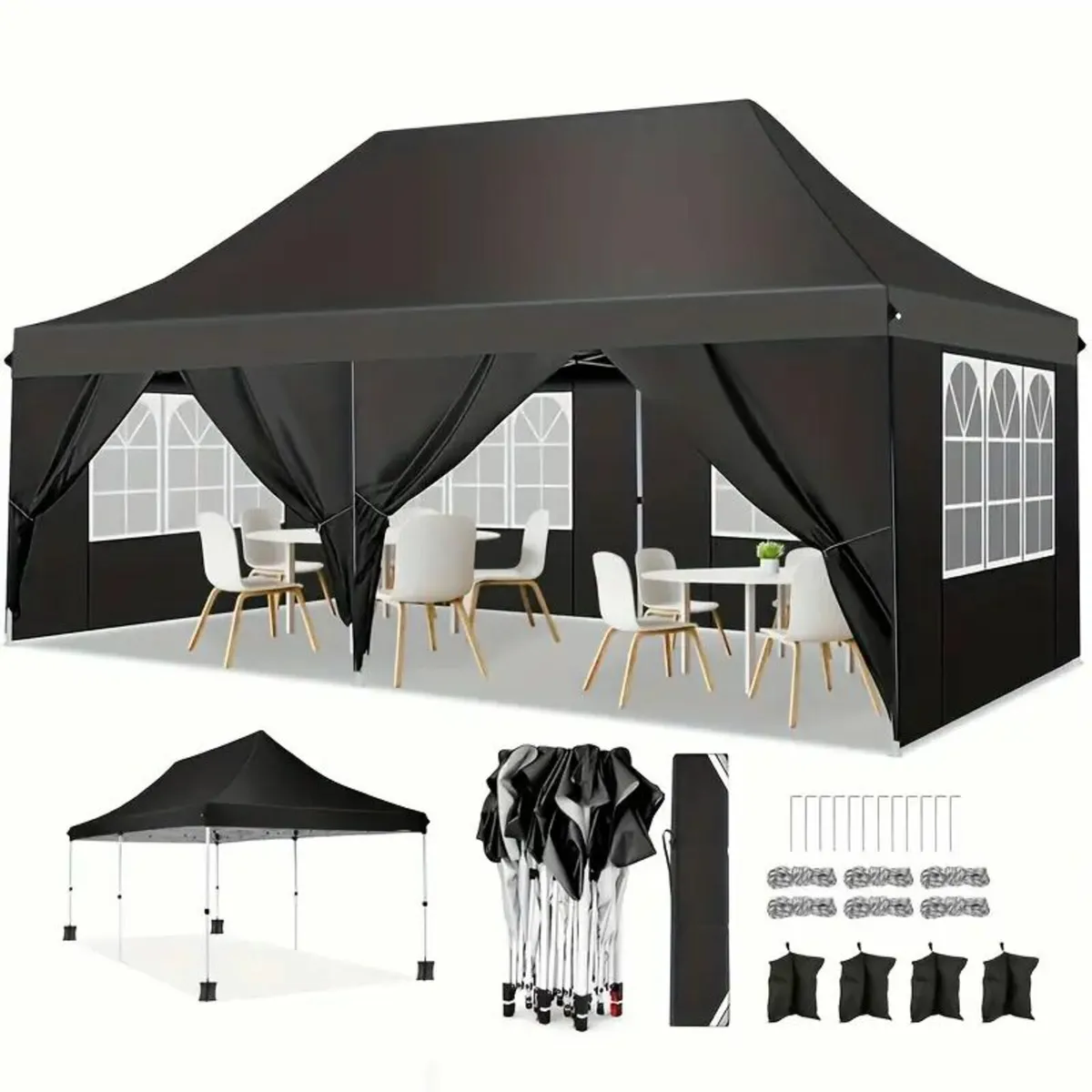 3x6m Foldable Outdoor Tents - Image 2