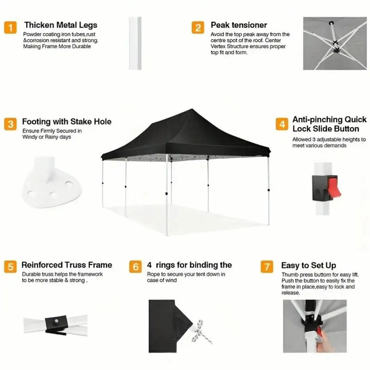 3x6m Foldable Outdoor Tents - Image 3