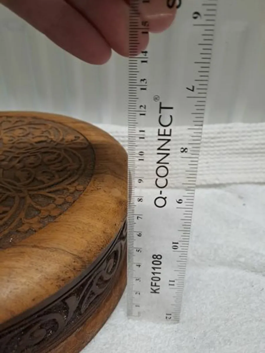 Round Wooden box - Image 4