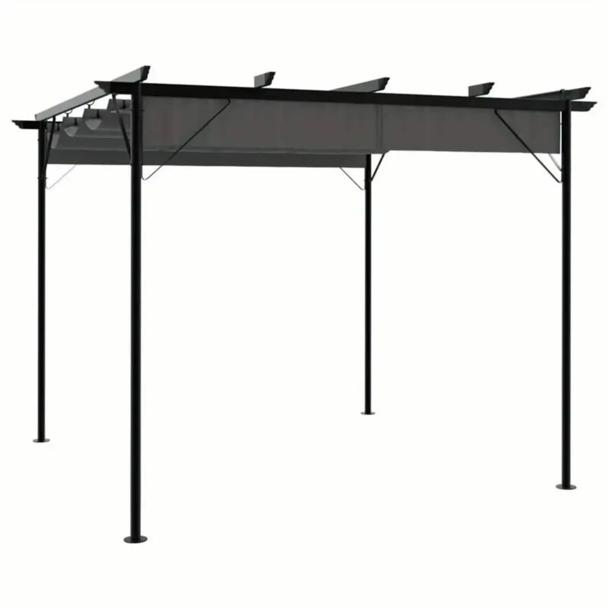 Outdoor Gazebo with Retractable Roof - Image 1