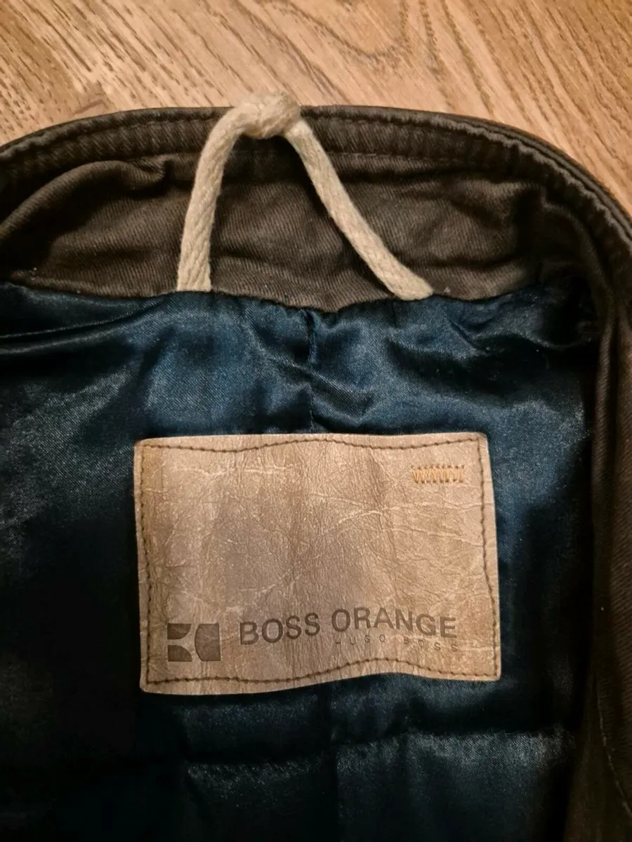 Boss Orange Leather Jacket Size M/L - Image 3