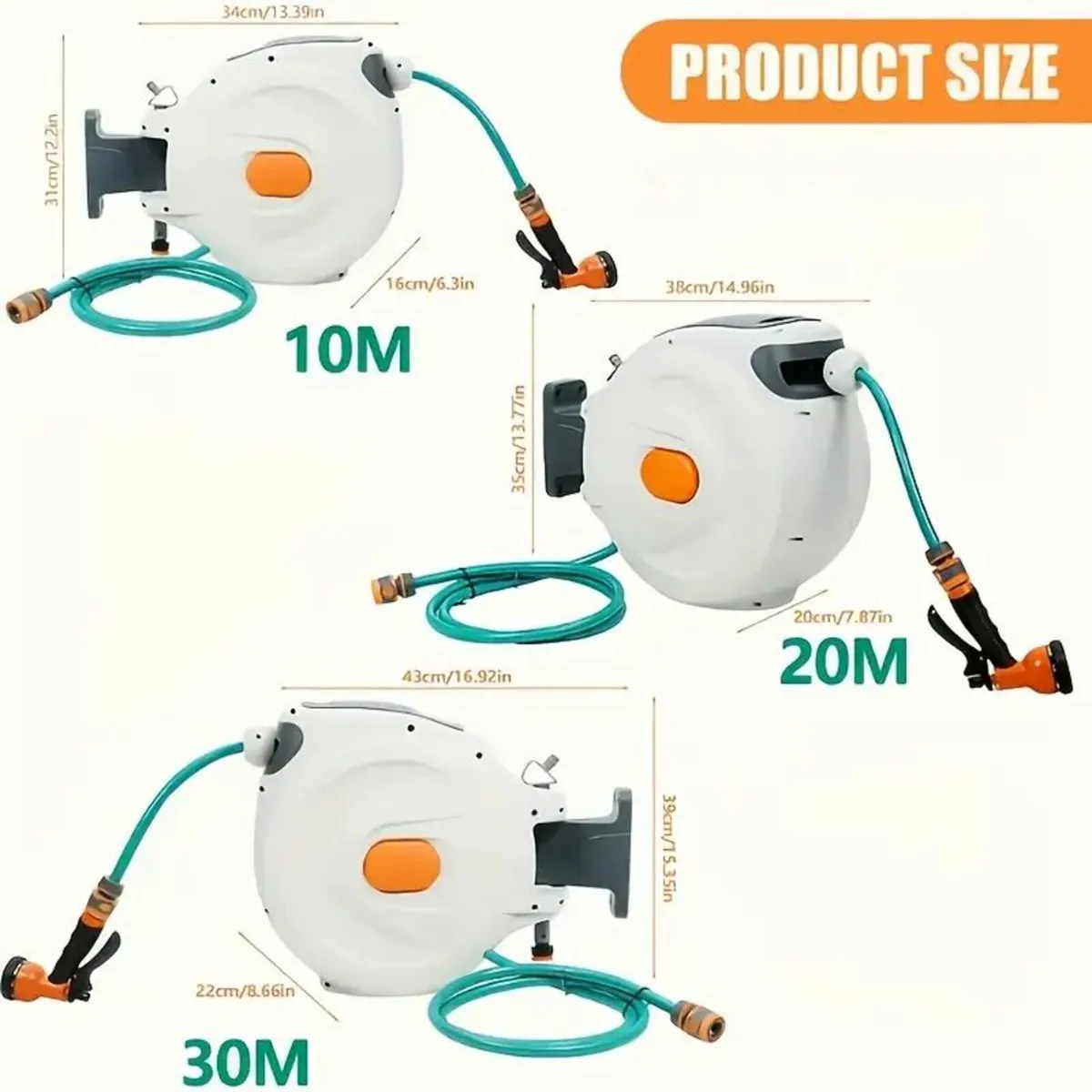 Durable 180° Rotating Garden Hose - Image 3