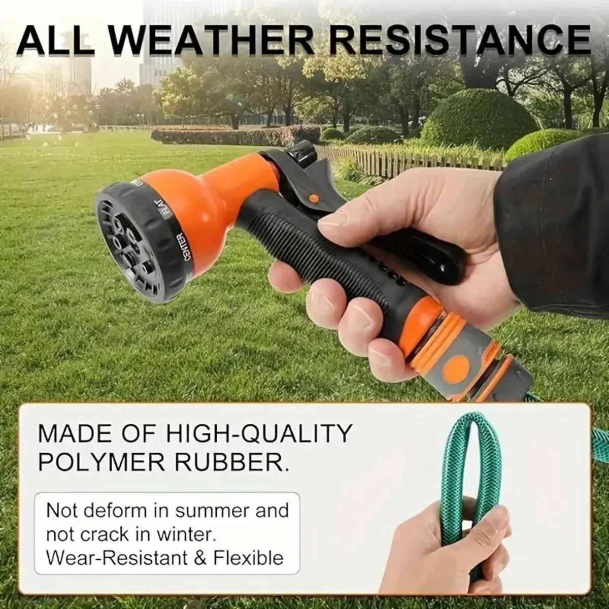 Durable 180° Rotating Garden Hose - Image 4