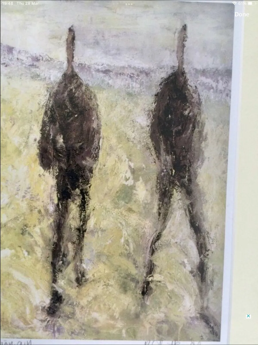 “Approaching Figures” Print - Image 2