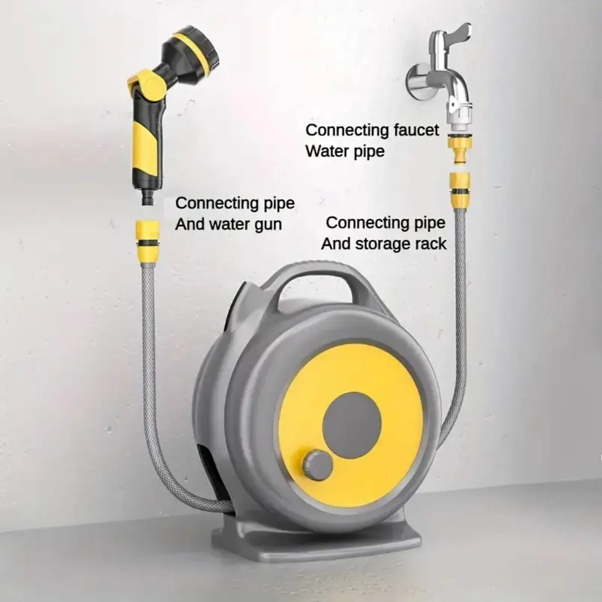 One-piece box garden watering reel - Image 1