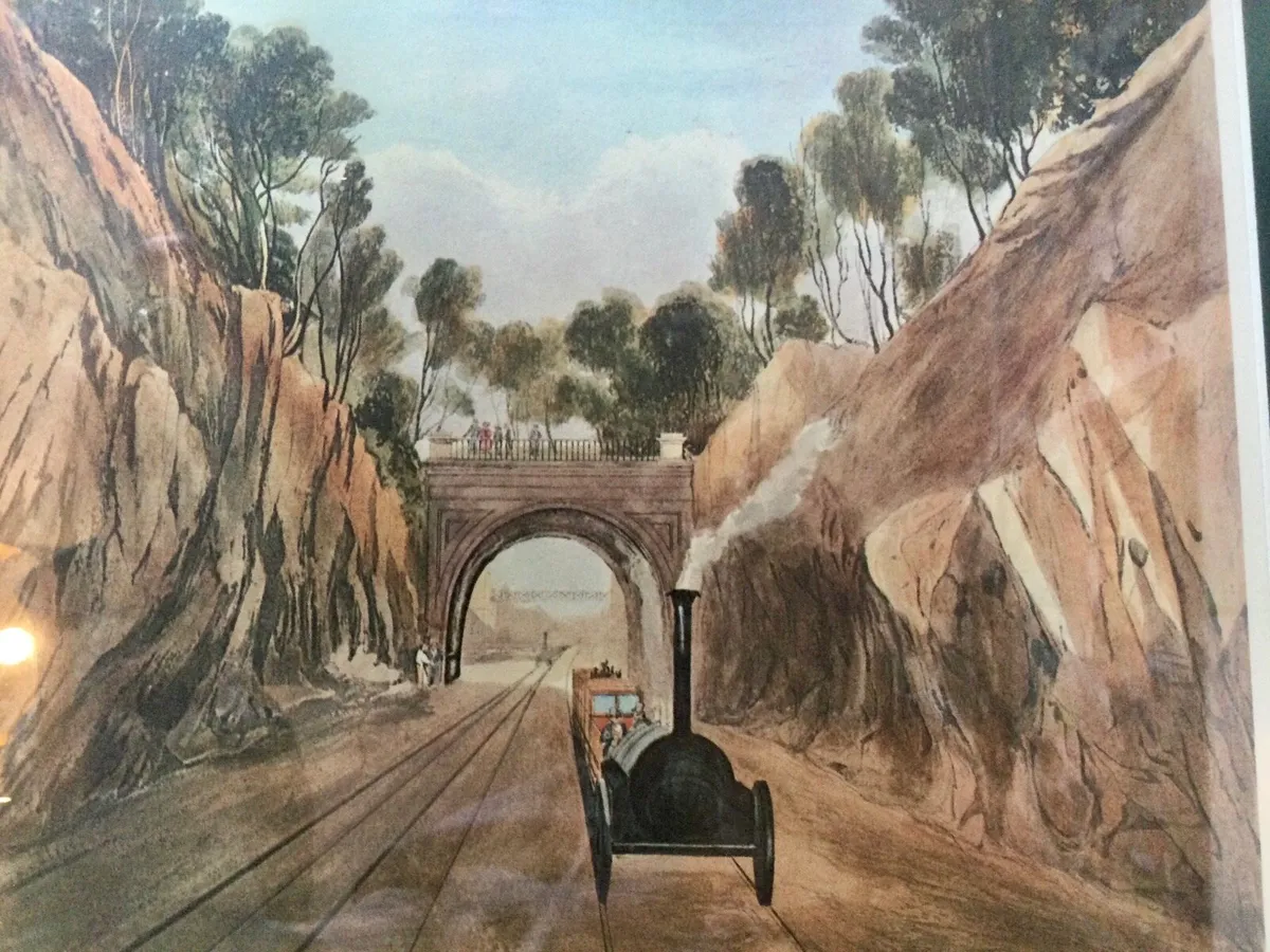 Pair “Dublin and Kingstown Railway” Prints - Image 2