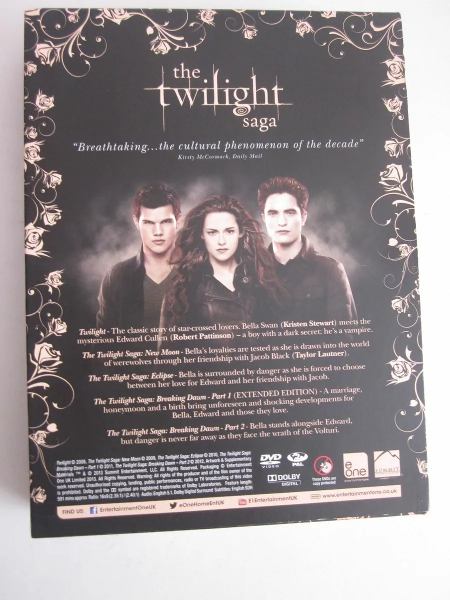 The Twlight Saga The Complete Collection 5DVD's - Image 3