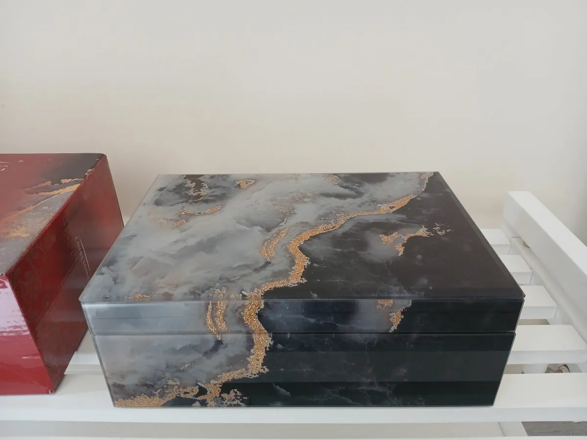 Ashford Jewellery Box - Marble Effect - New. - Image 2