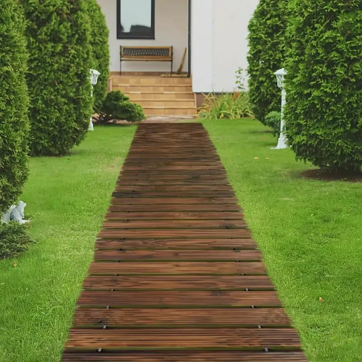 Wooden Garden Walkway - Image 1
