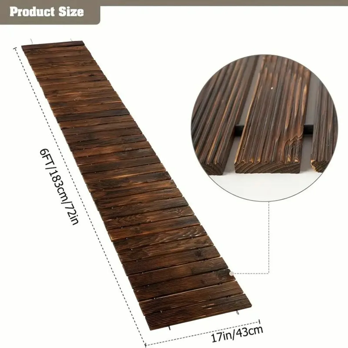 Wooden Garden Walkway - Image 2
