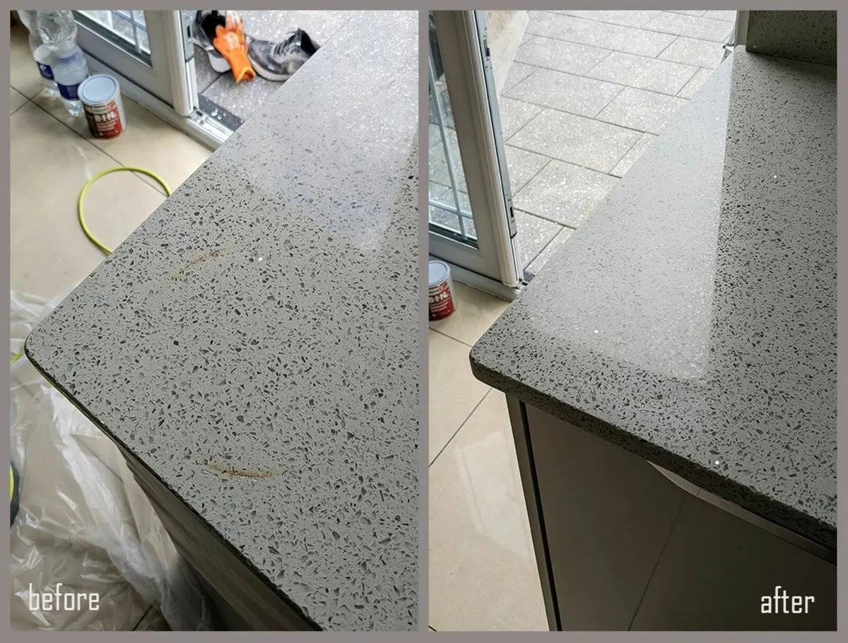 Quartz, Marble, Granite Counter & Fireplace Repair - Image 3