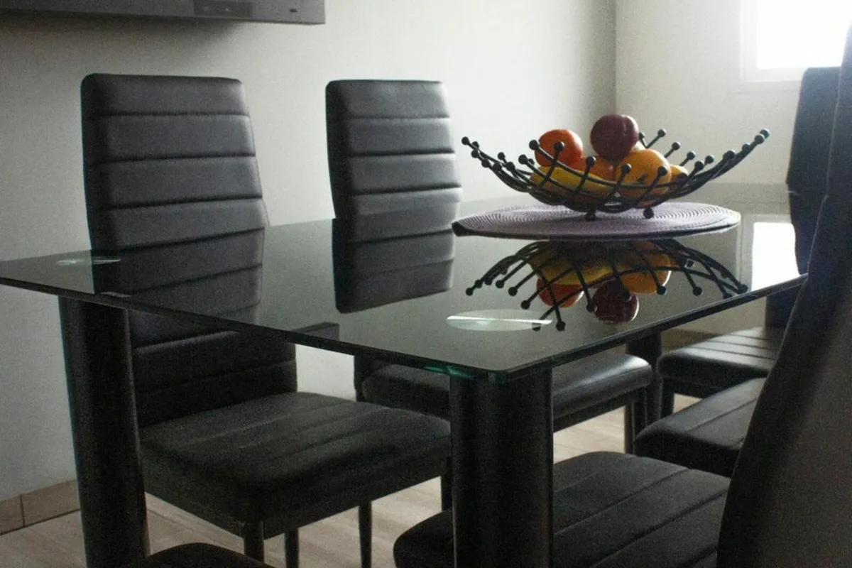 Glass Dining Table Set 6 chairs FREE Delivery - Image 2
