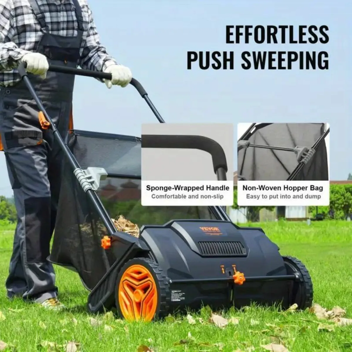 Push Lawn Sweeper - Image 2