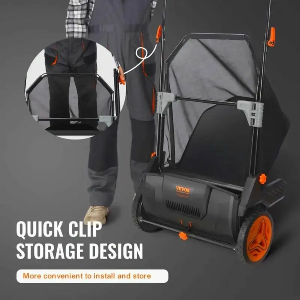 Push Lawn Sweeper - Image 3