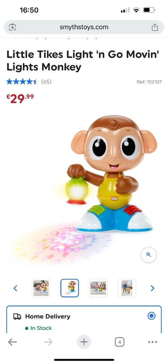 Little Tikes Light 'n Go Movin' Lights Monkey - Image 3