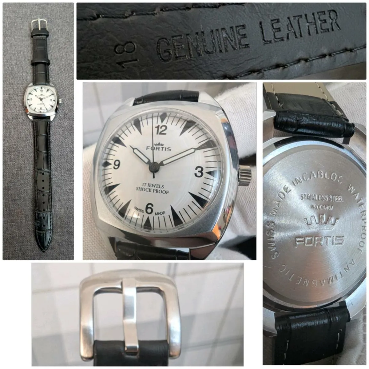 Fortis 17j Swiss vintage men's mechanical watch - Image 1