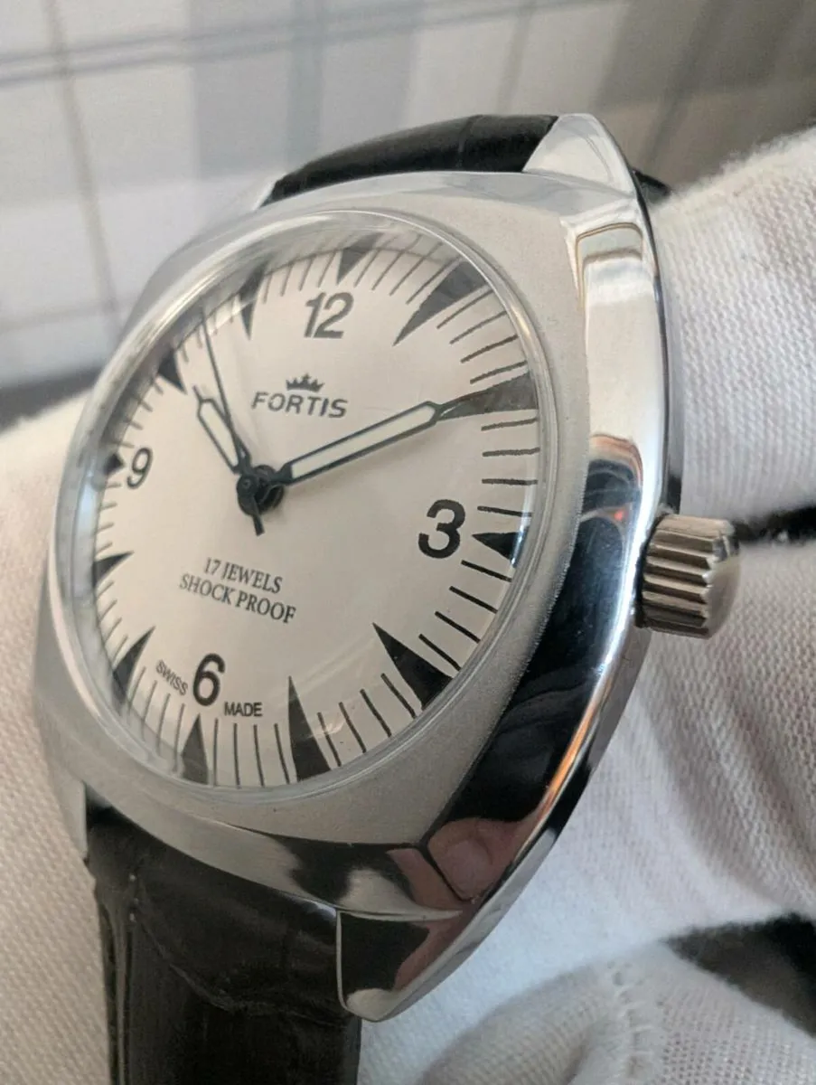 Fortis 17j Swiss vintage men's mechanical watch - Image 2