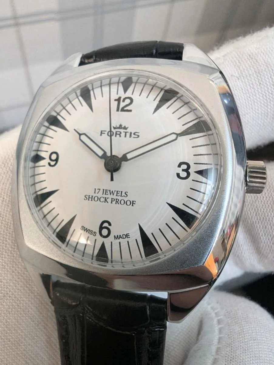 Fortis 17j Swiss vintage men's mechanical watch - Image 3