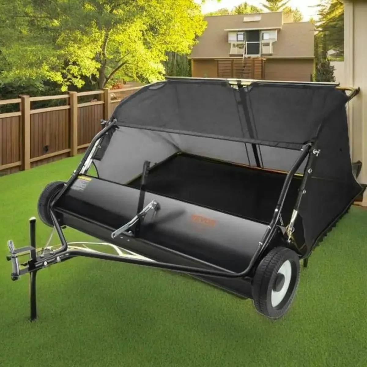 Tow Behind Lawn Sweeper - Image 1