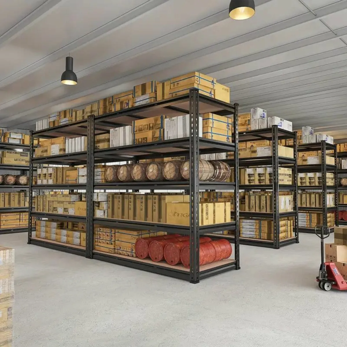 5-Tier Adjustable Industrial Metal Storage Rack - Image 4
