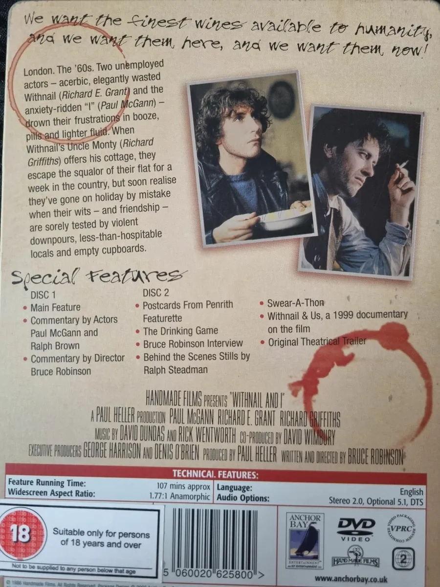 Withnail and I Limited Edition 3 Disc Steelbook - Image 2