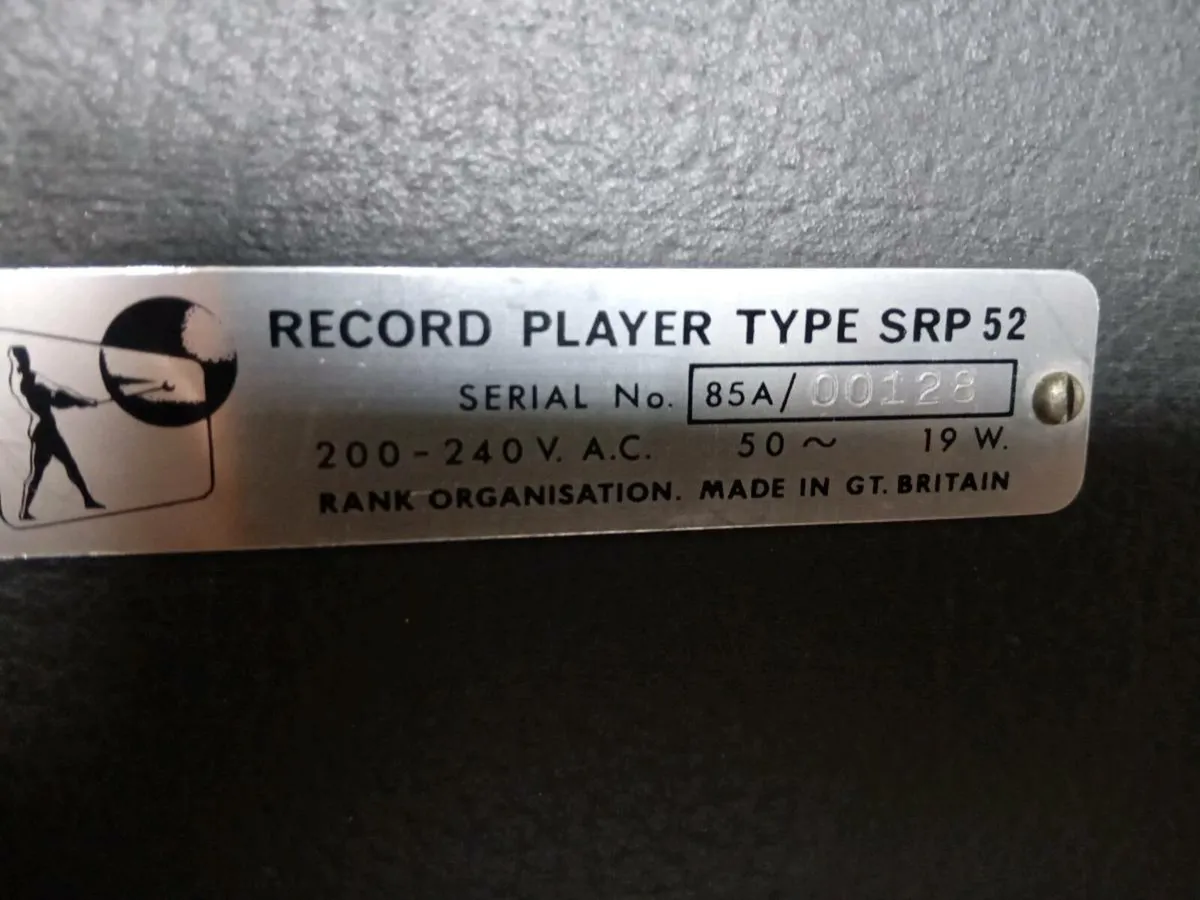 Vintage Bush vinyl record player - Image 1
