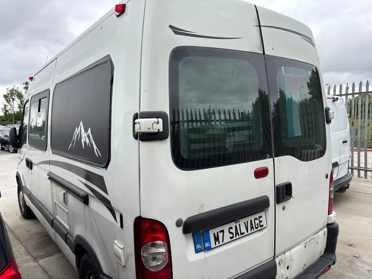 10 Renault Master Camper Fire Damage - Image 4